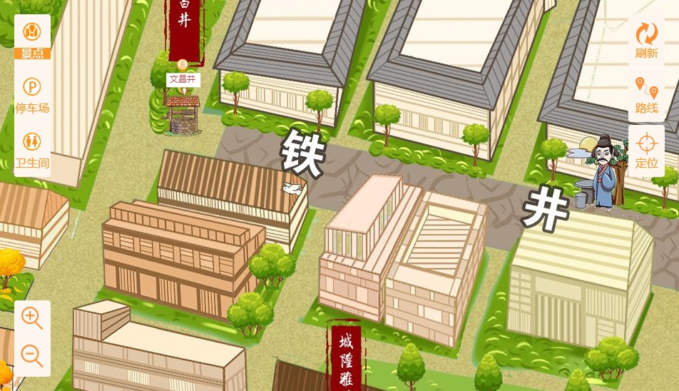 和平镇智慧景区：手绘地图与语音导览的完美融合